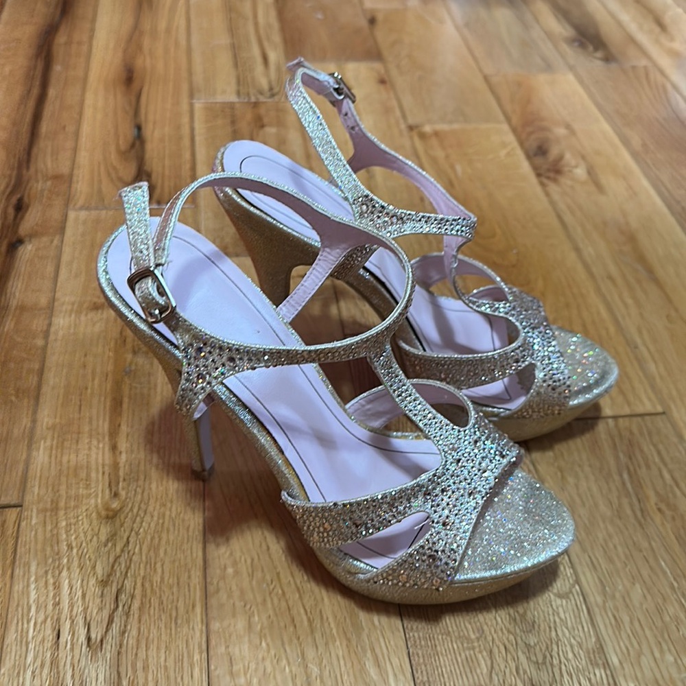 Platform prom pageant heels